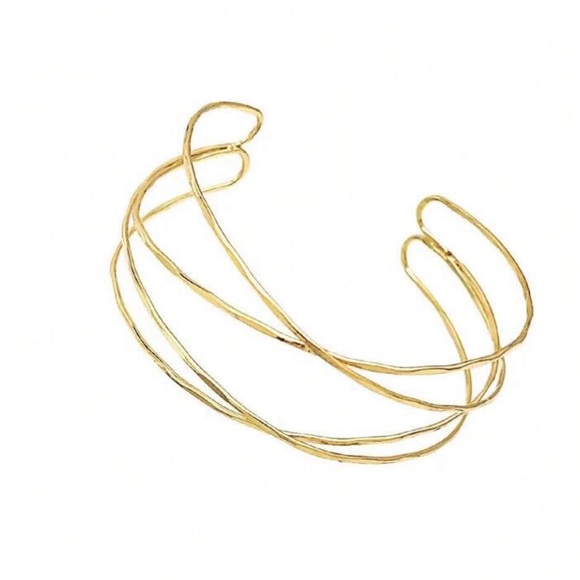 Gold Wire Bangle Set - Picture 2 of 7